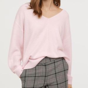 H&M Light Pink Fine Knit Sweater